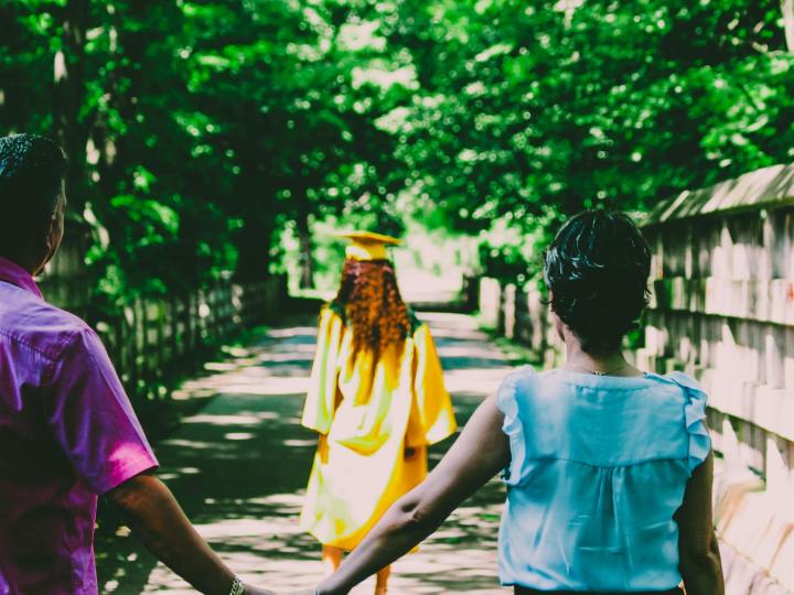 person wearing academic dress